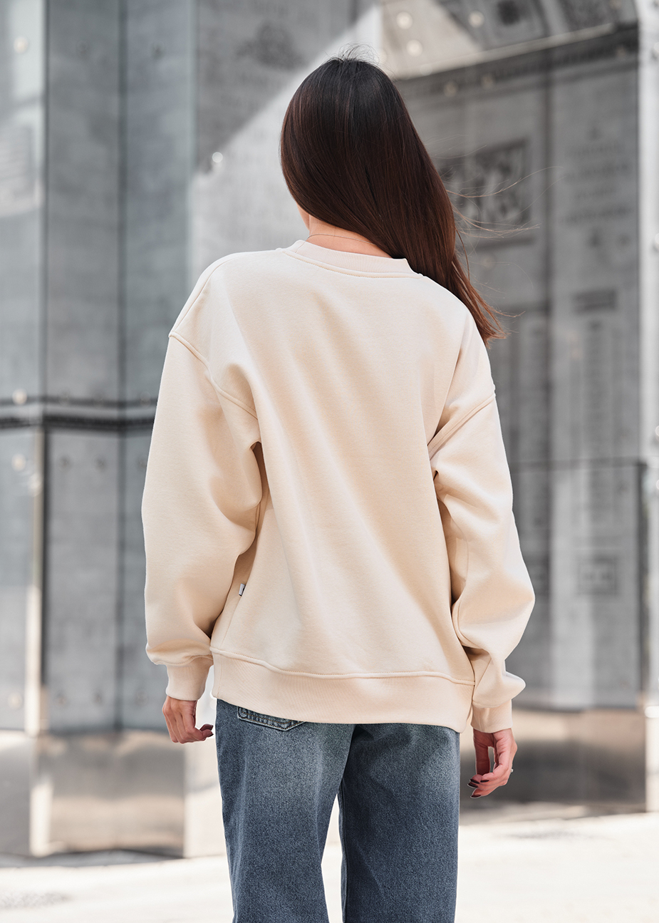 Bluză de trening de damă Staff milk oversize fleece