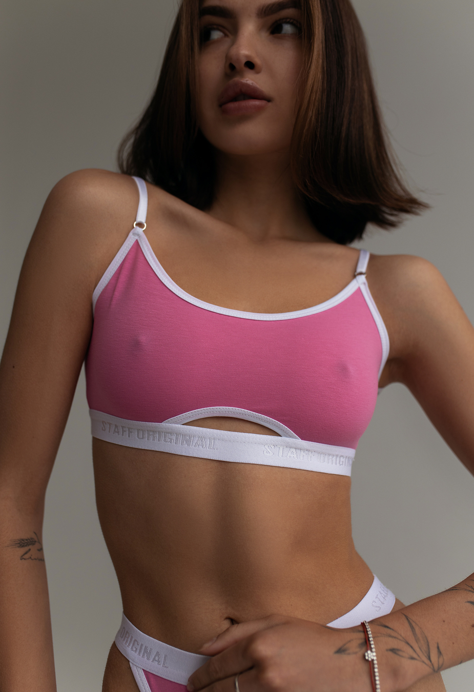 Sutien de damă Staff bi pink