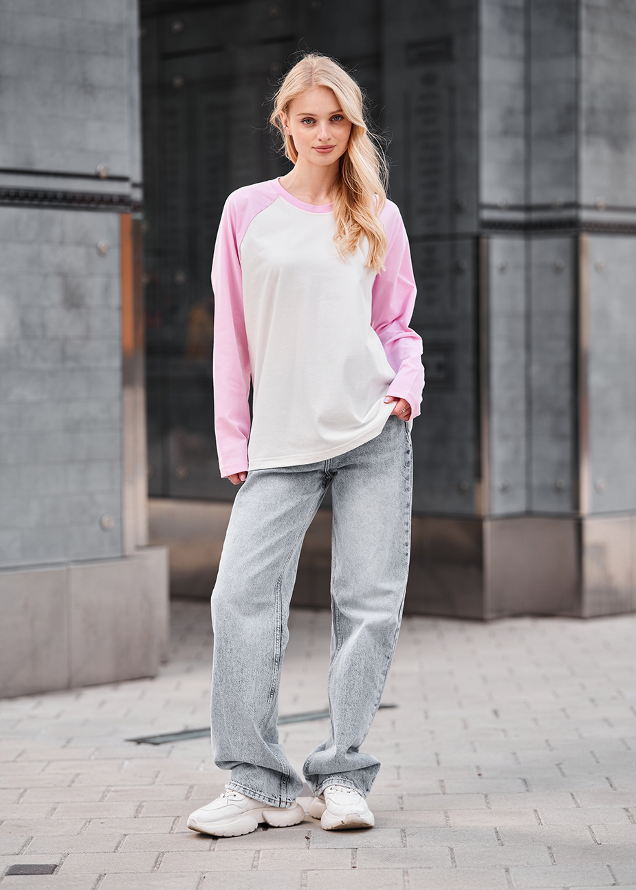 Bluză de damă Staff ves white & pink