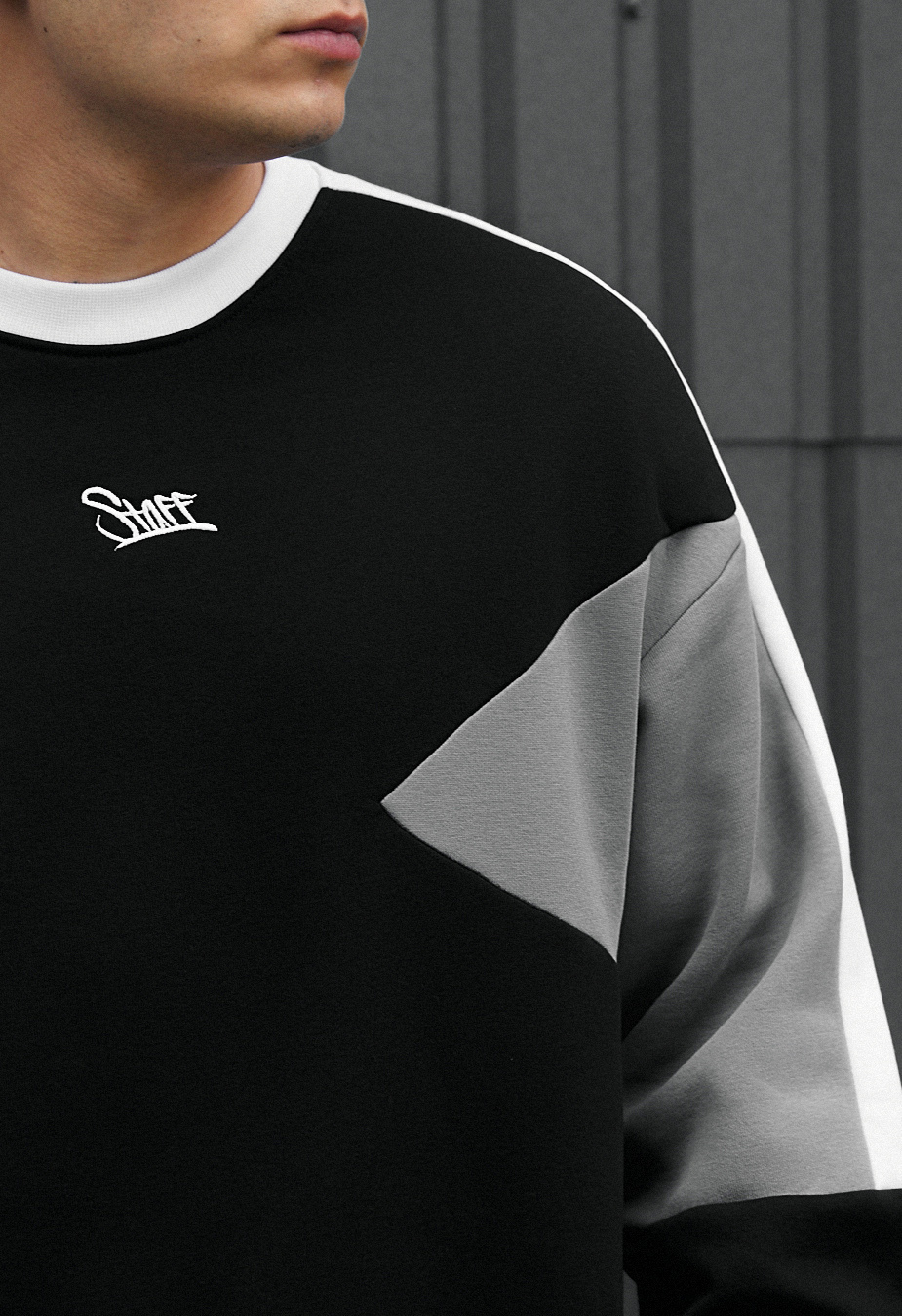 Bluză de trening Staff ba logo oversize fleece