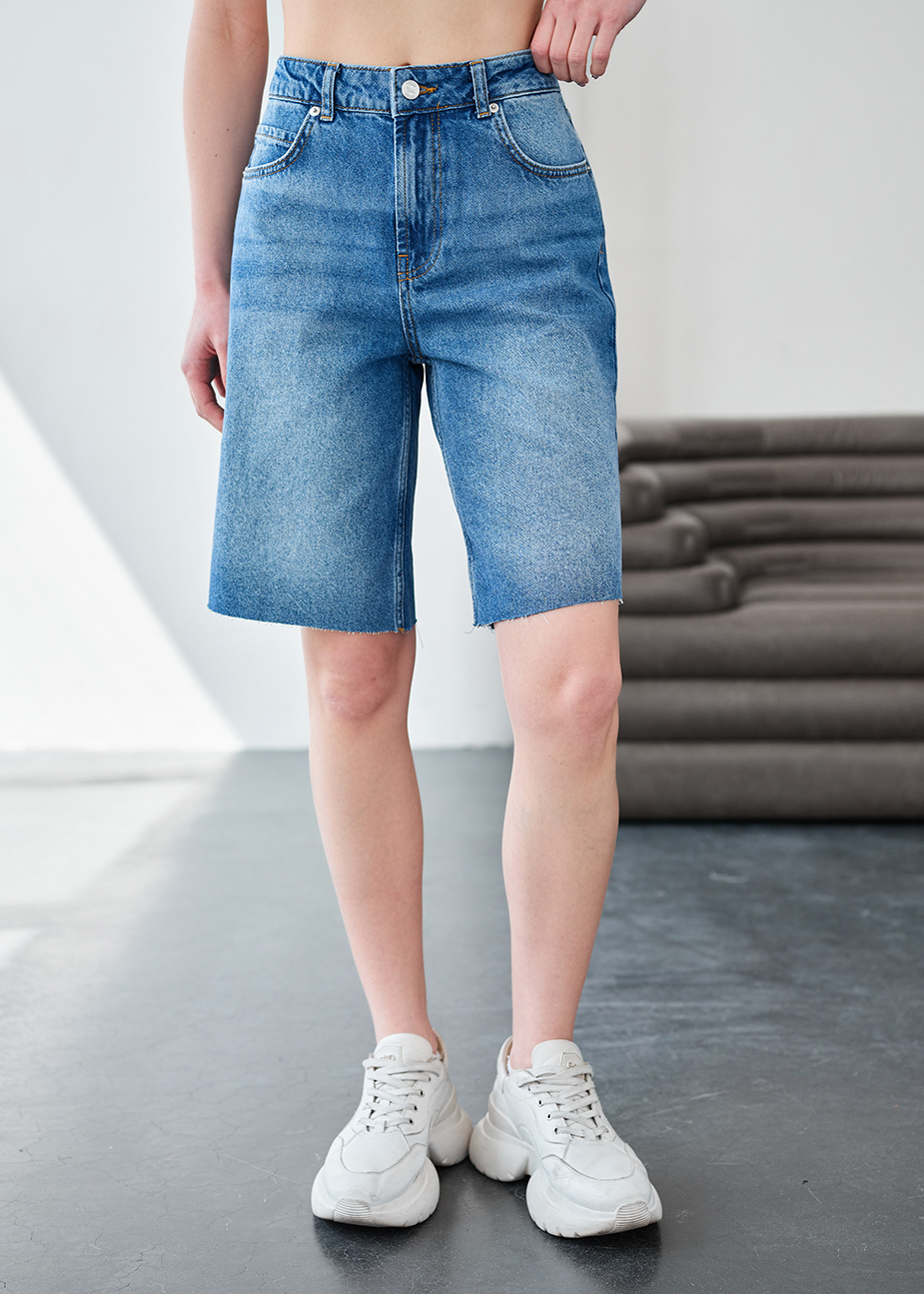 Pantaloni scurți din denim de damă Staff 17 blue