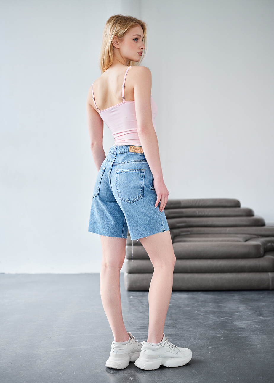 Pantaloni scurți din denim de damă Staff 14 blue