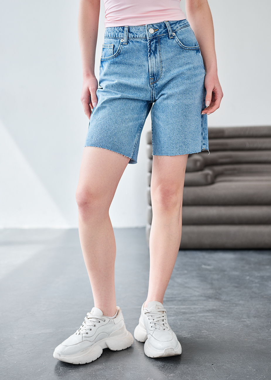 Pantaloni scurți din denim de damă Staff 14 blue