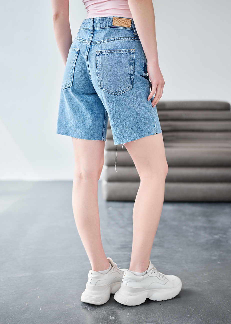 Pantaloni scurți din denim de damă Staff 14 blue