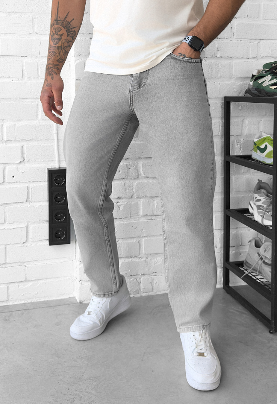 Blugi Staff 38 light gray