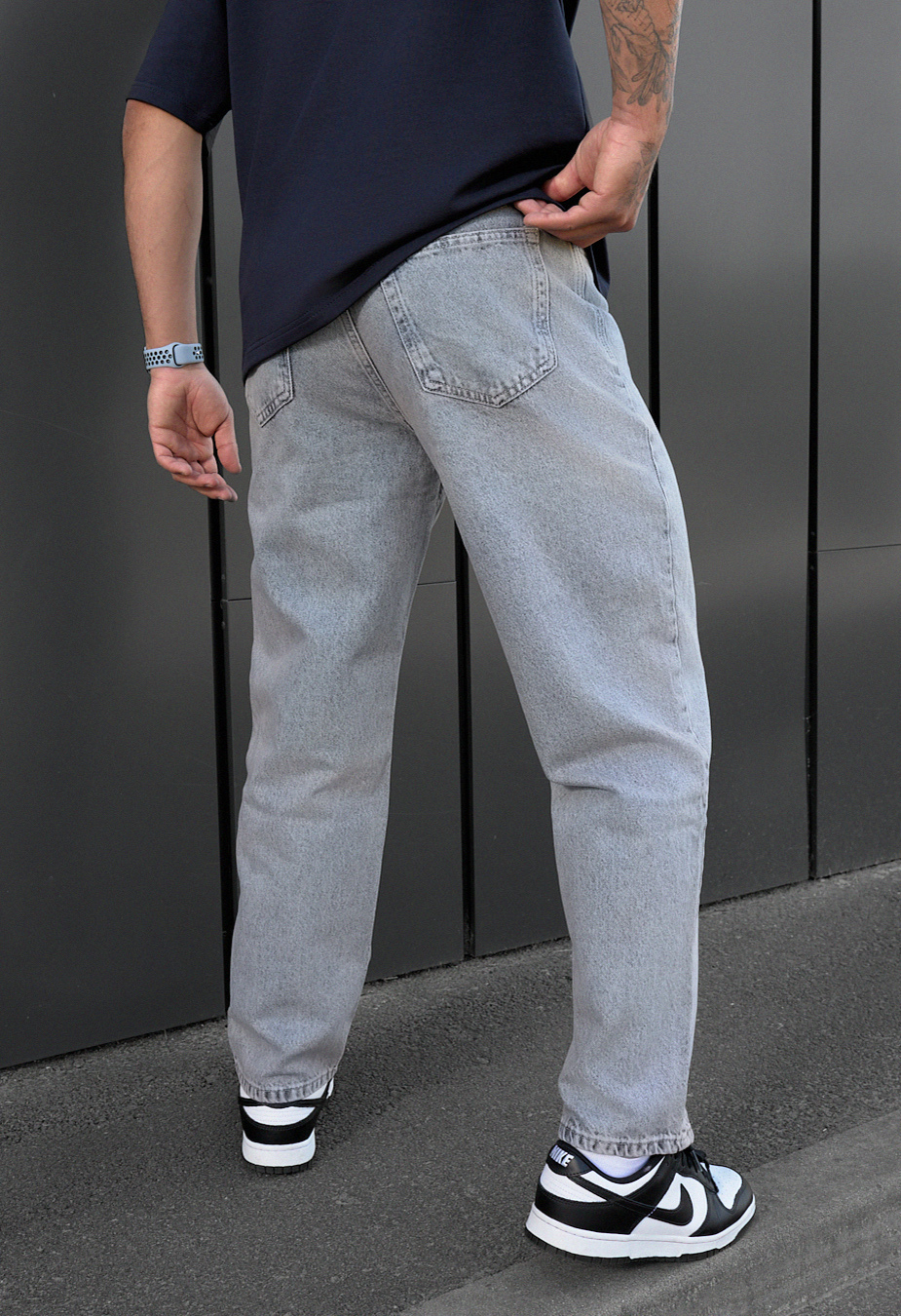 Blugi Staff 2206 blue gray baggy