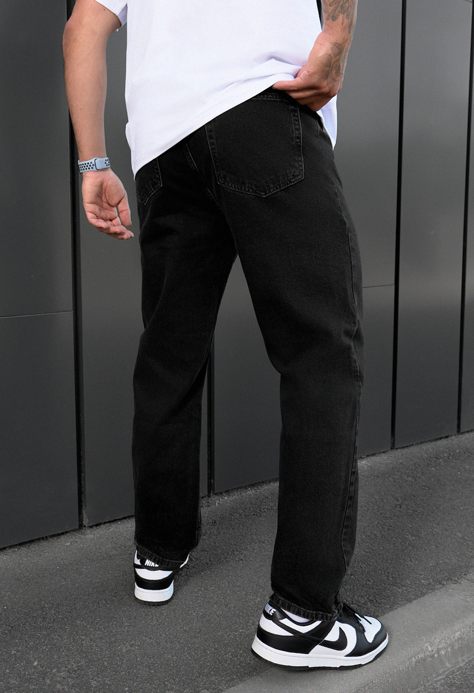 Blugi Staff 2206 black baggy