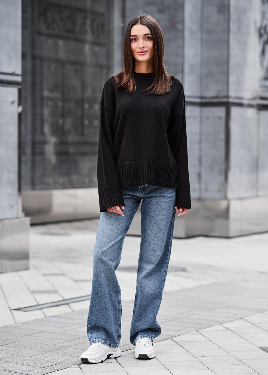 Pulover de damă Staff oli black oversize