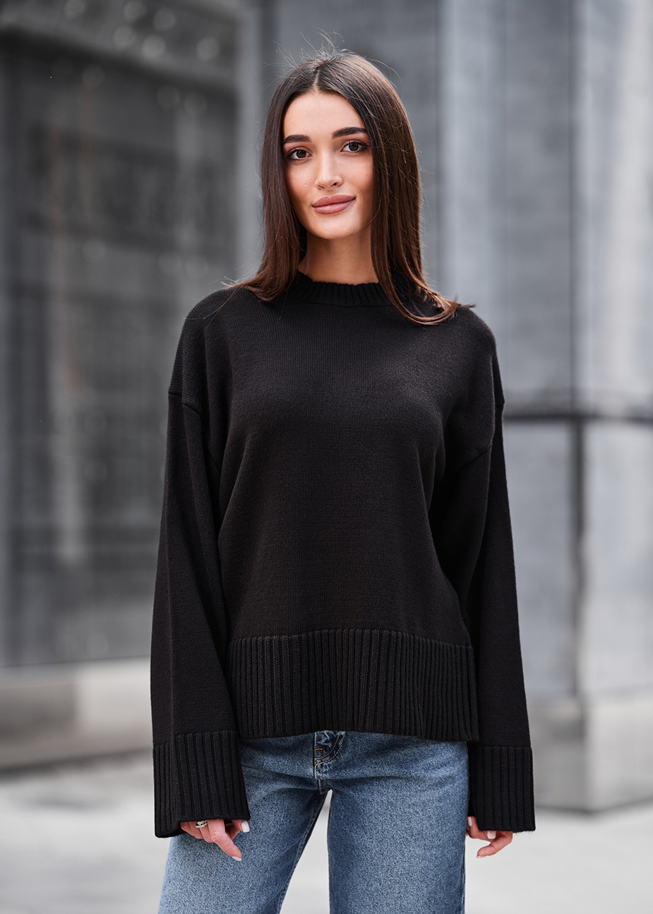 Pulover de damă Staff oli black oversize