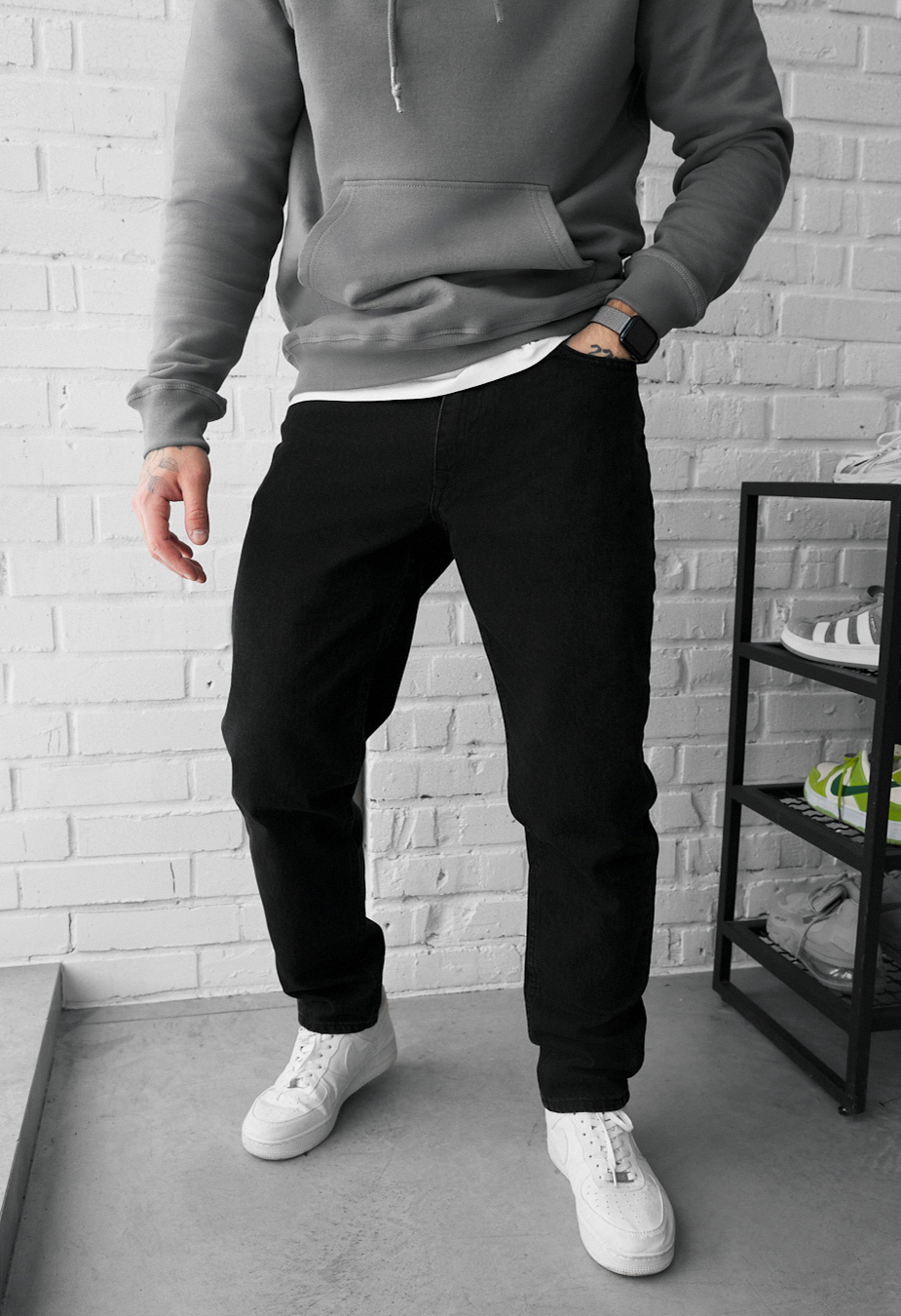 Blugi Staff 09 regular black