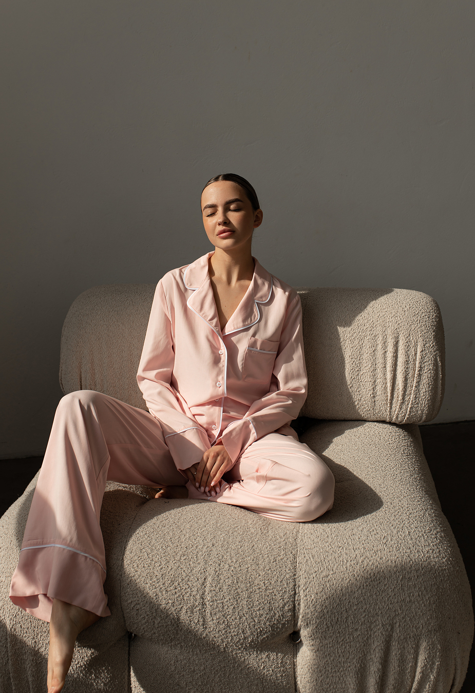 Pijamale de damă Staff vis pink