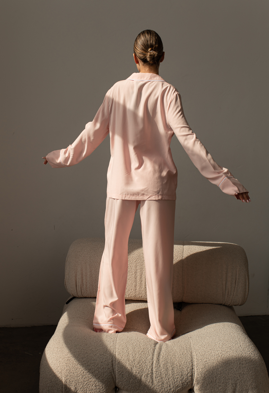Pijamale de damă Staff vis pink