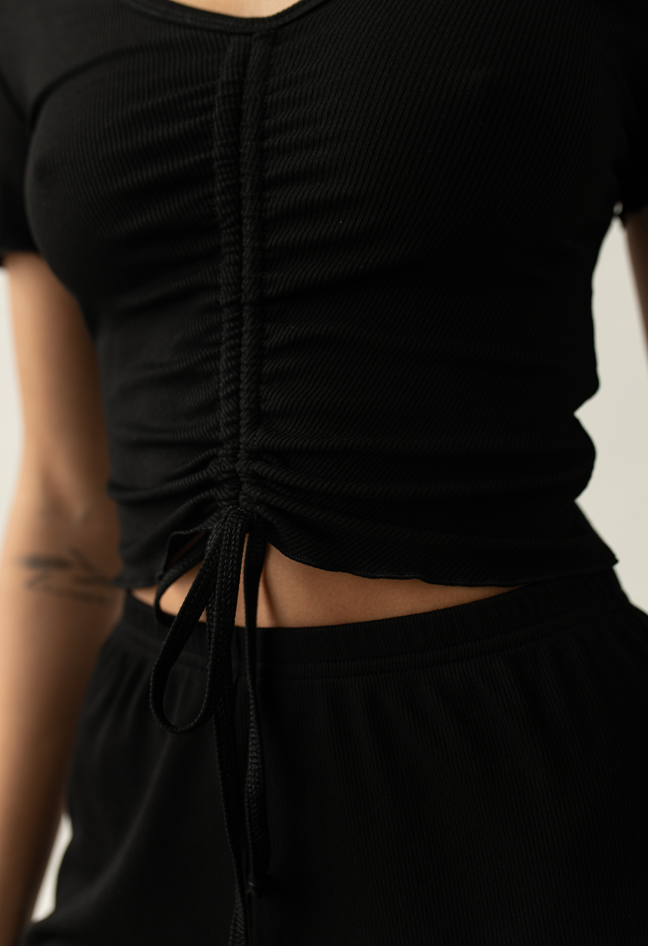 Pijamale de damă Staff ge black