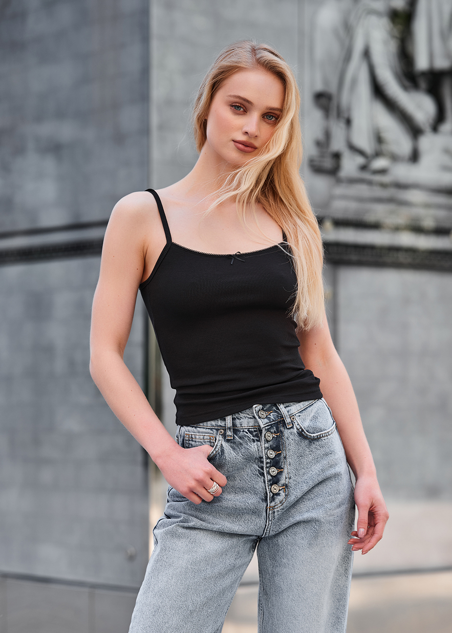 Top de damă Staff yum black