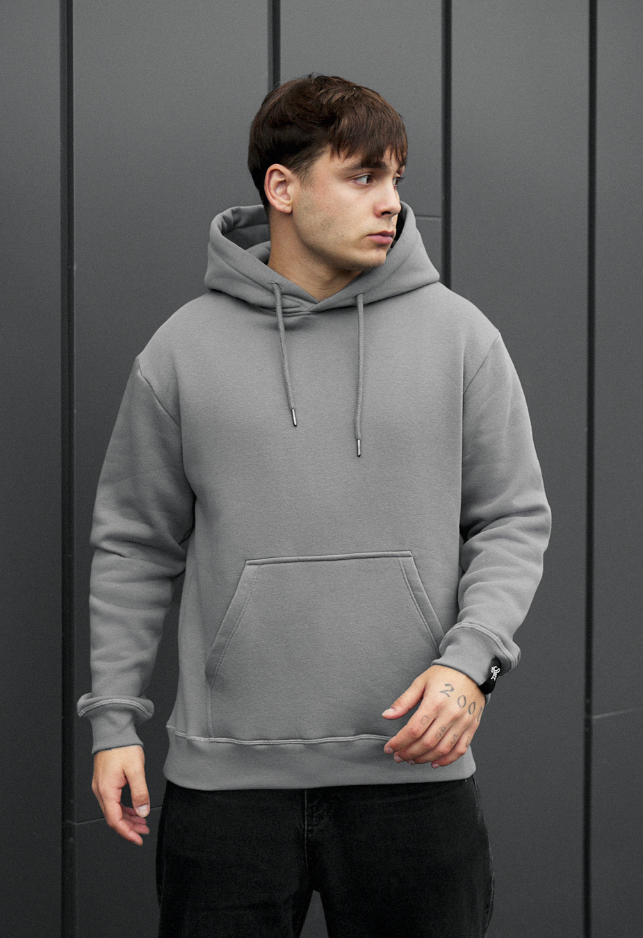 Hanorac Staff gray basic fleece