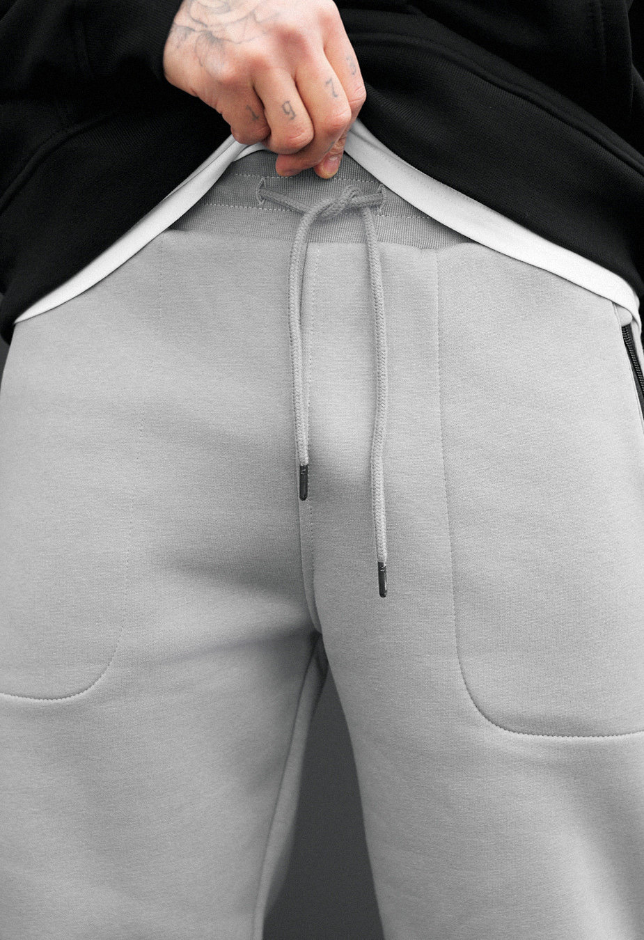 Pantaloni de trening  Staff nib light gray fleece