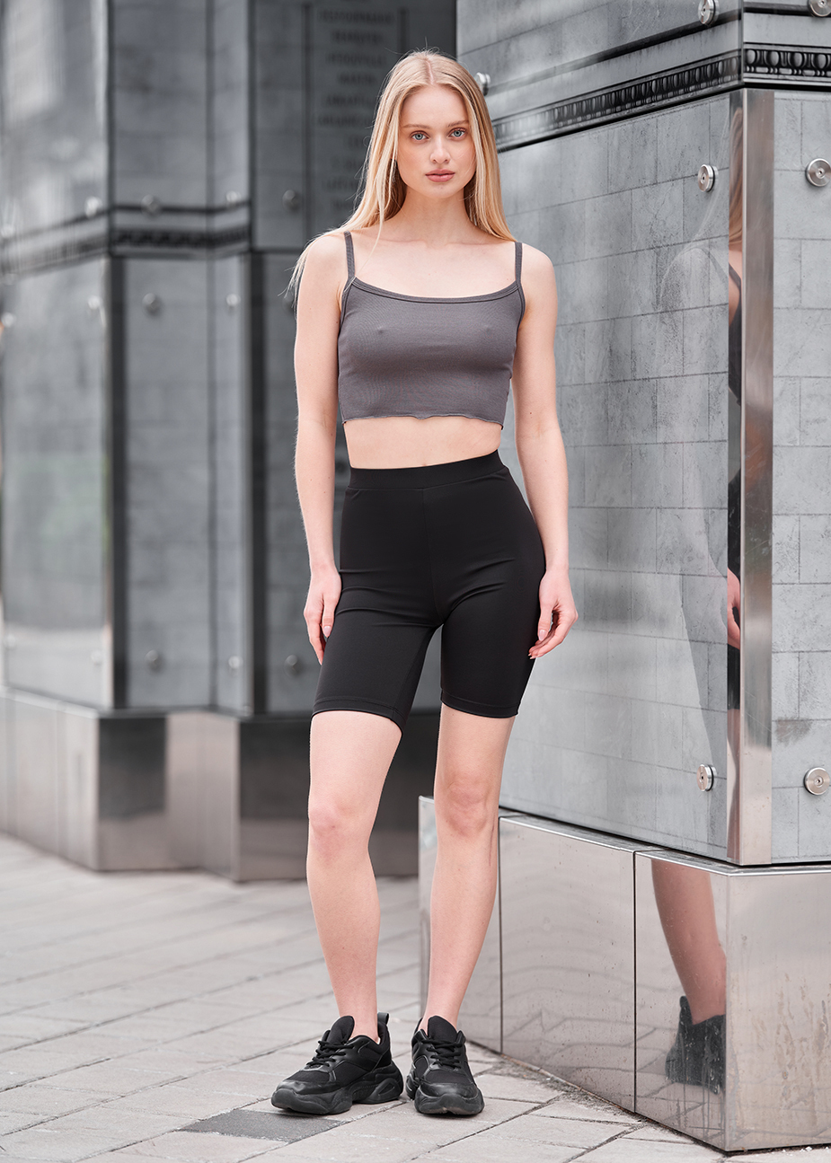 Top de damă Staff wa dark gray