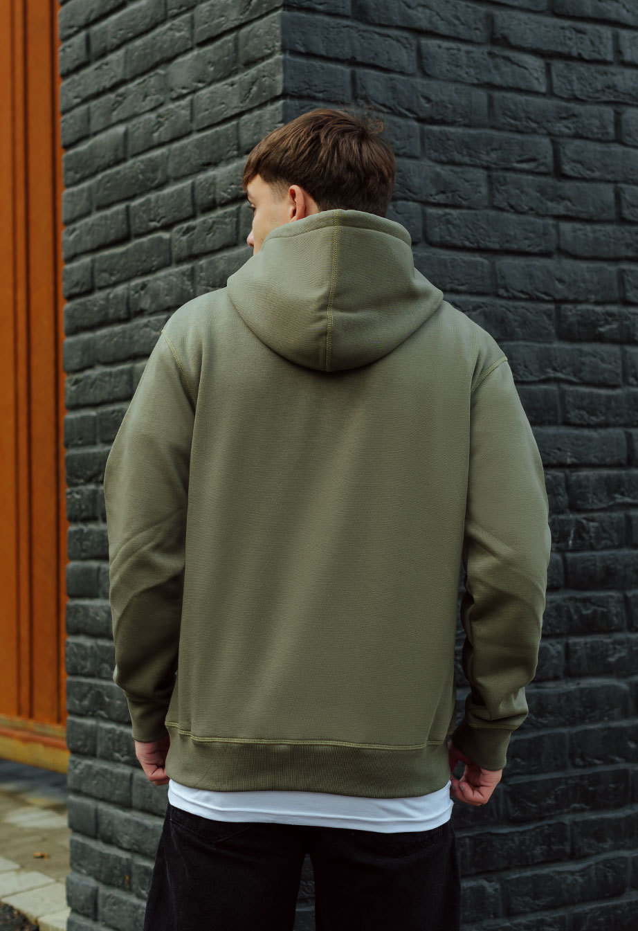 Hanorac Staff khaki basic fleece