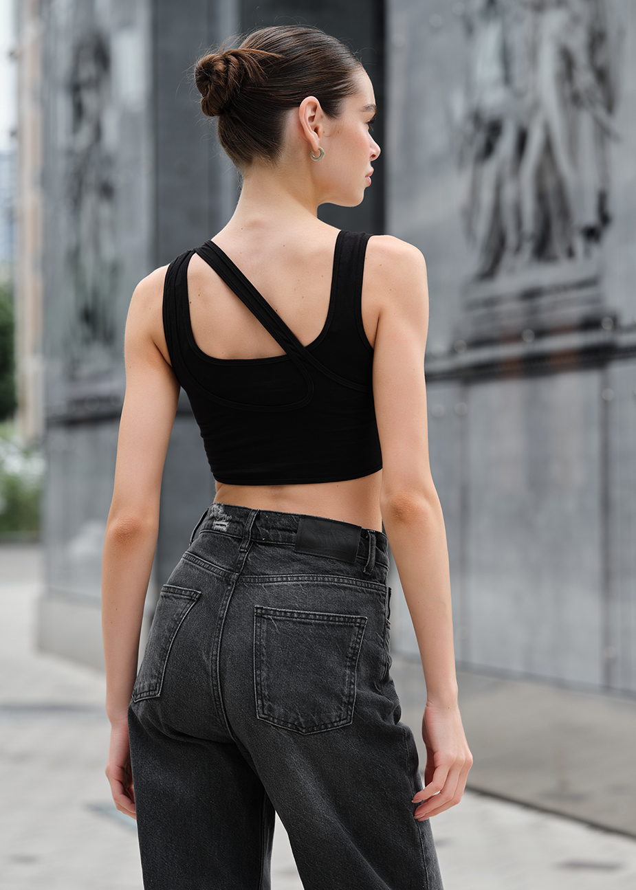 Top de damă Staff ma black