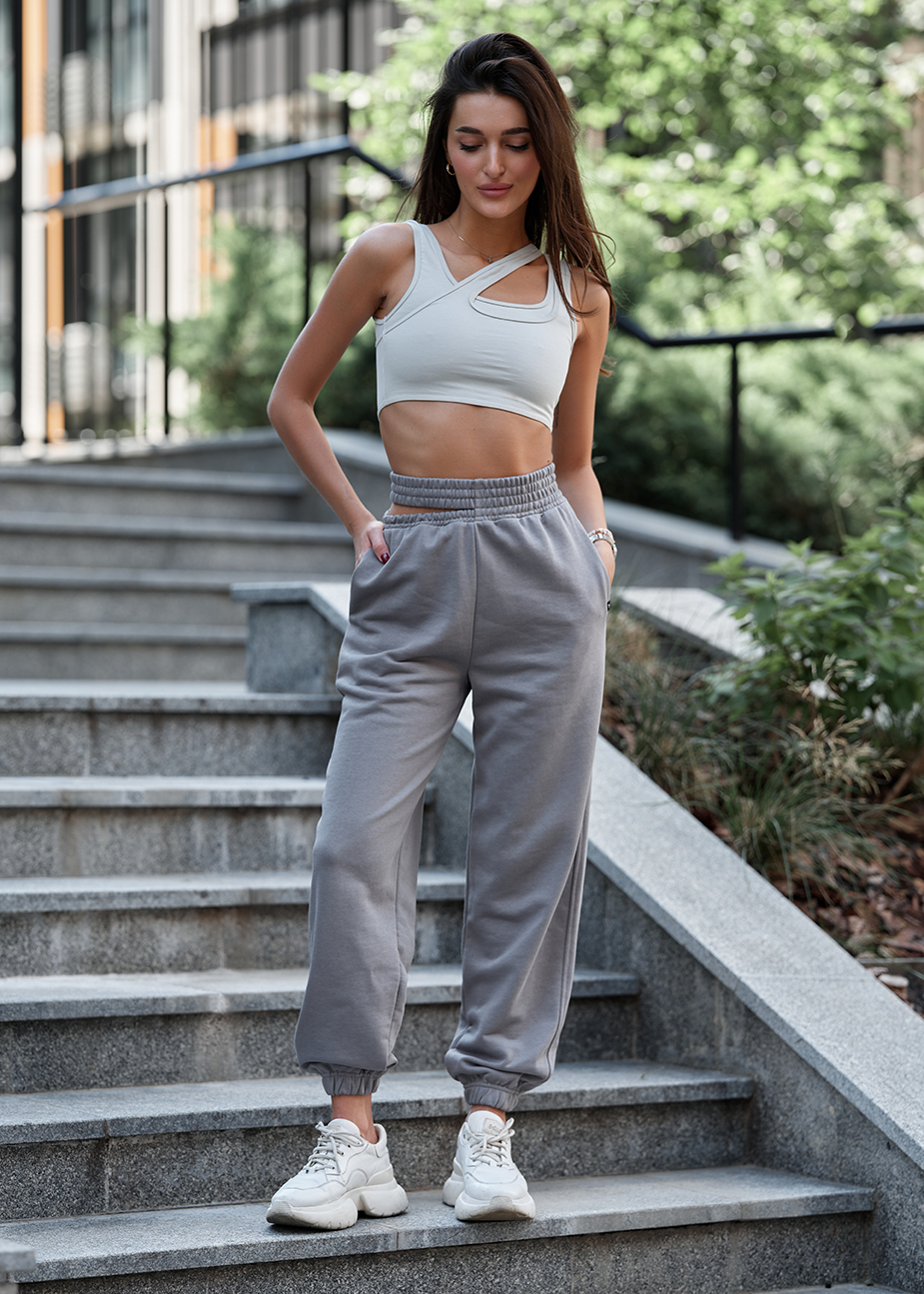 Top de damă Staff ma light gray