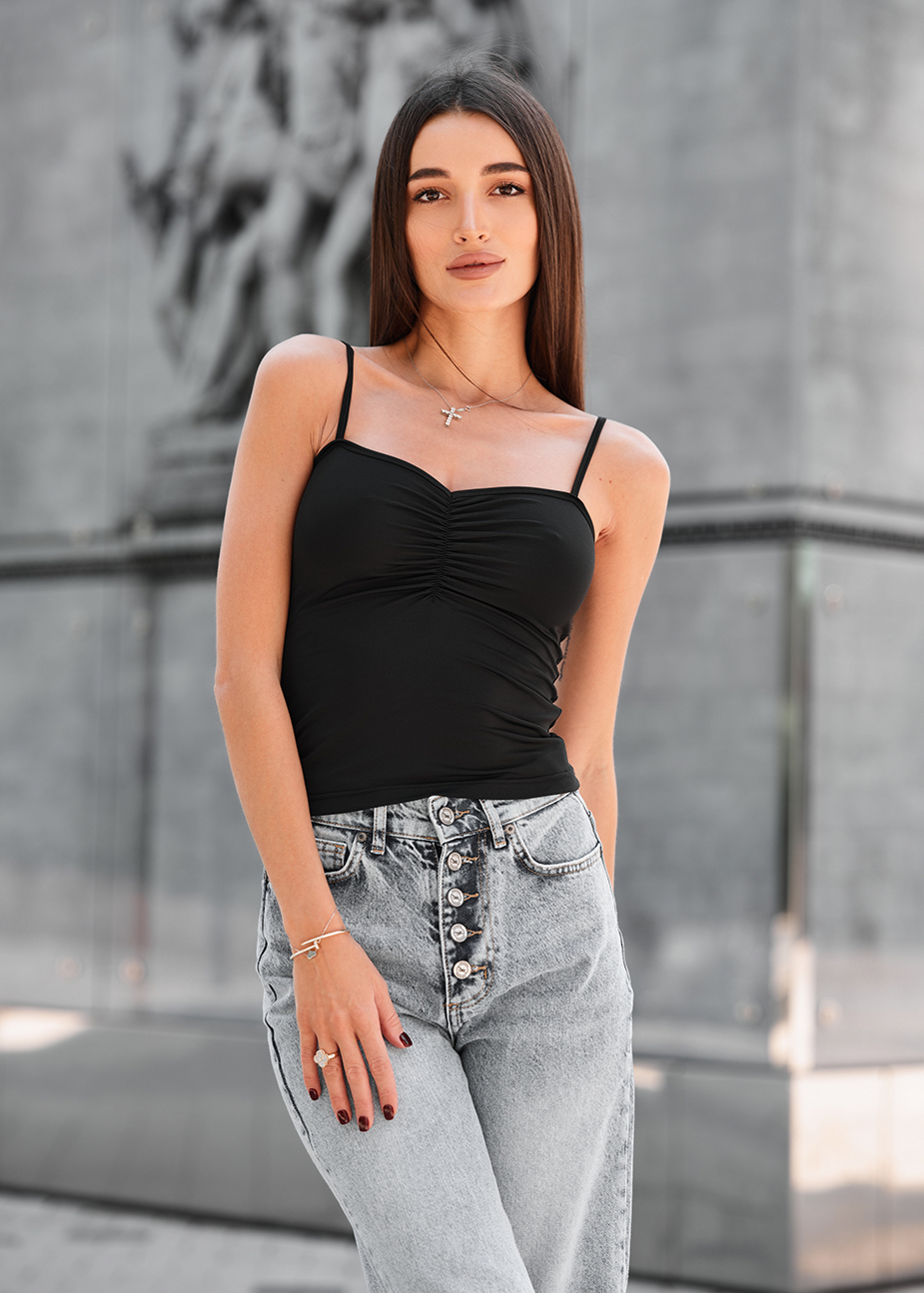 Top de damă Staff ny black
