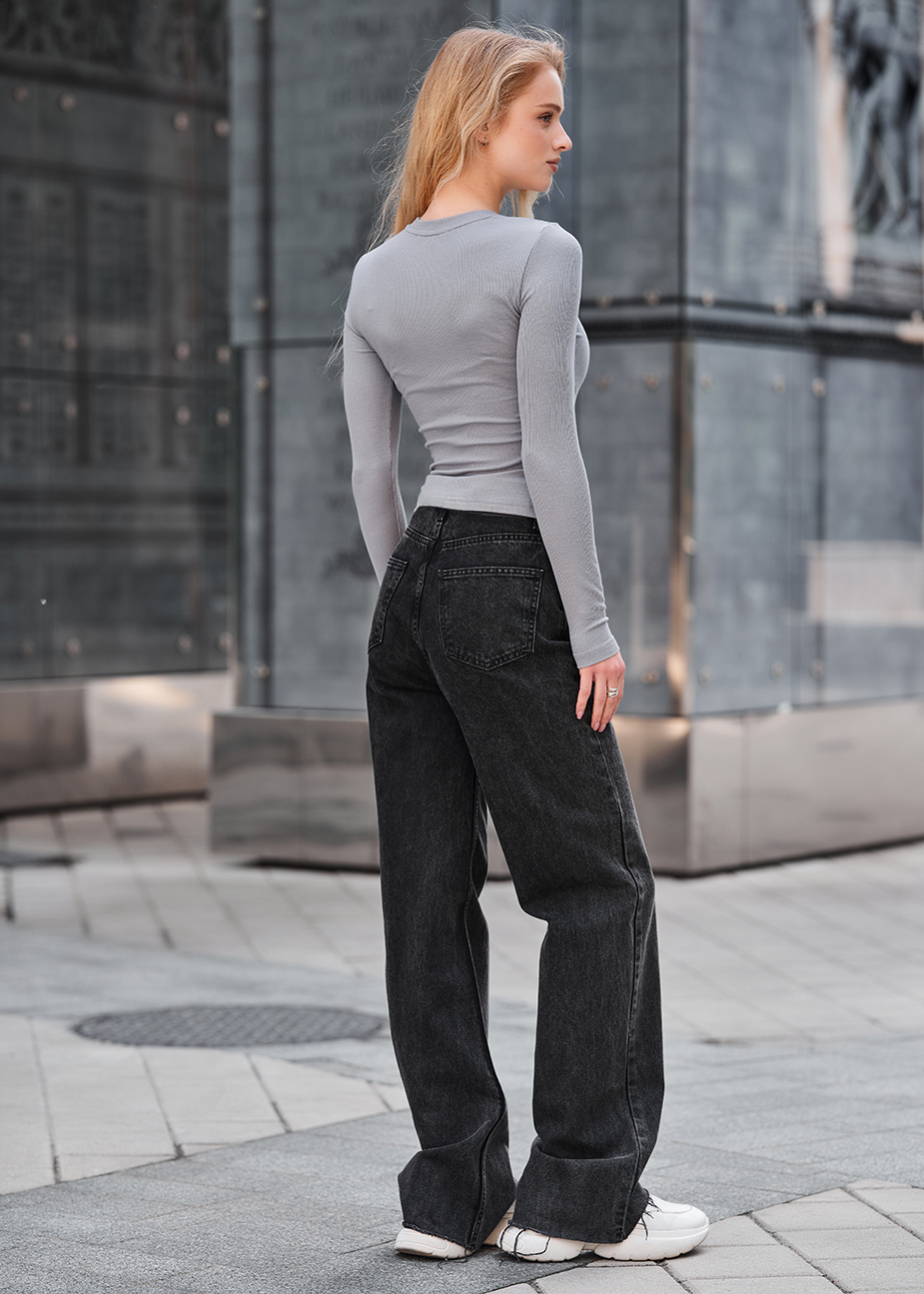 Top de damă Staff fir gray