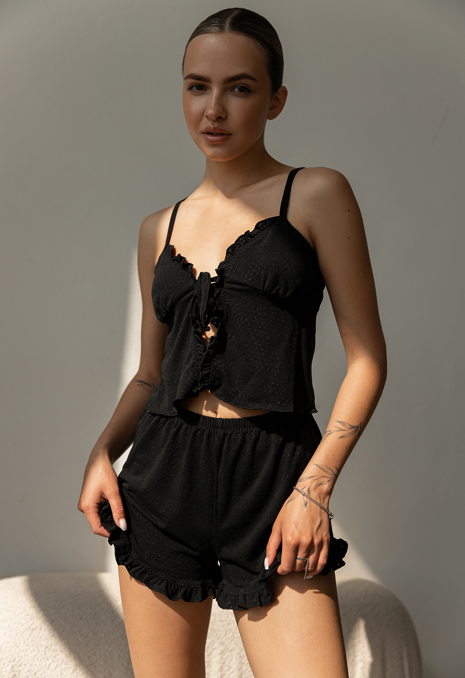 Pijamale de damă Staff ol black