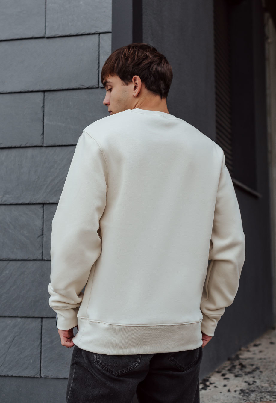 Bluză de trening Staff milk basic fleece