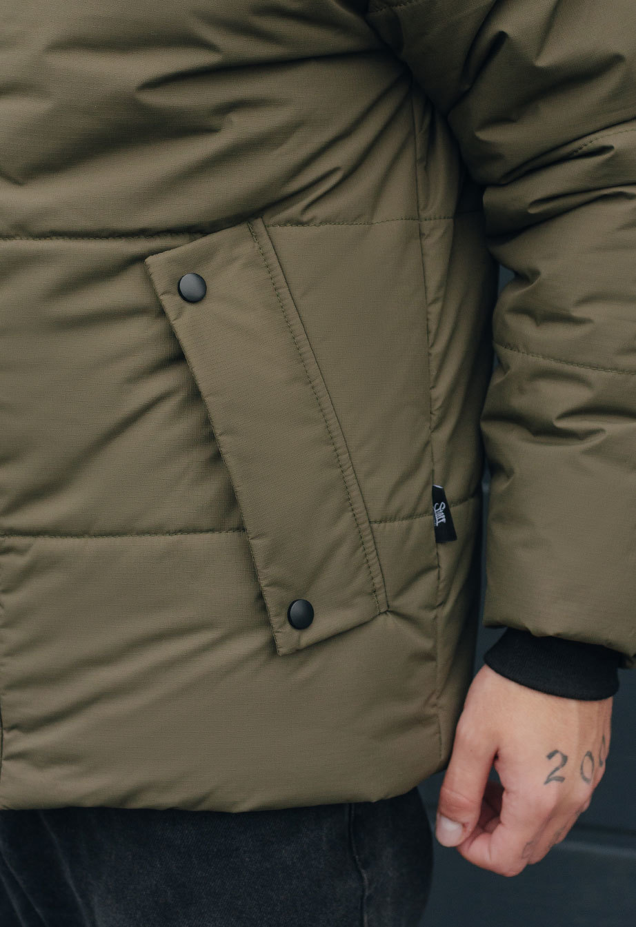 Geacă de iarnă Staff so khaki