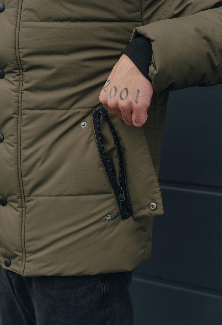 Geacă de iarnă Staff so khaki