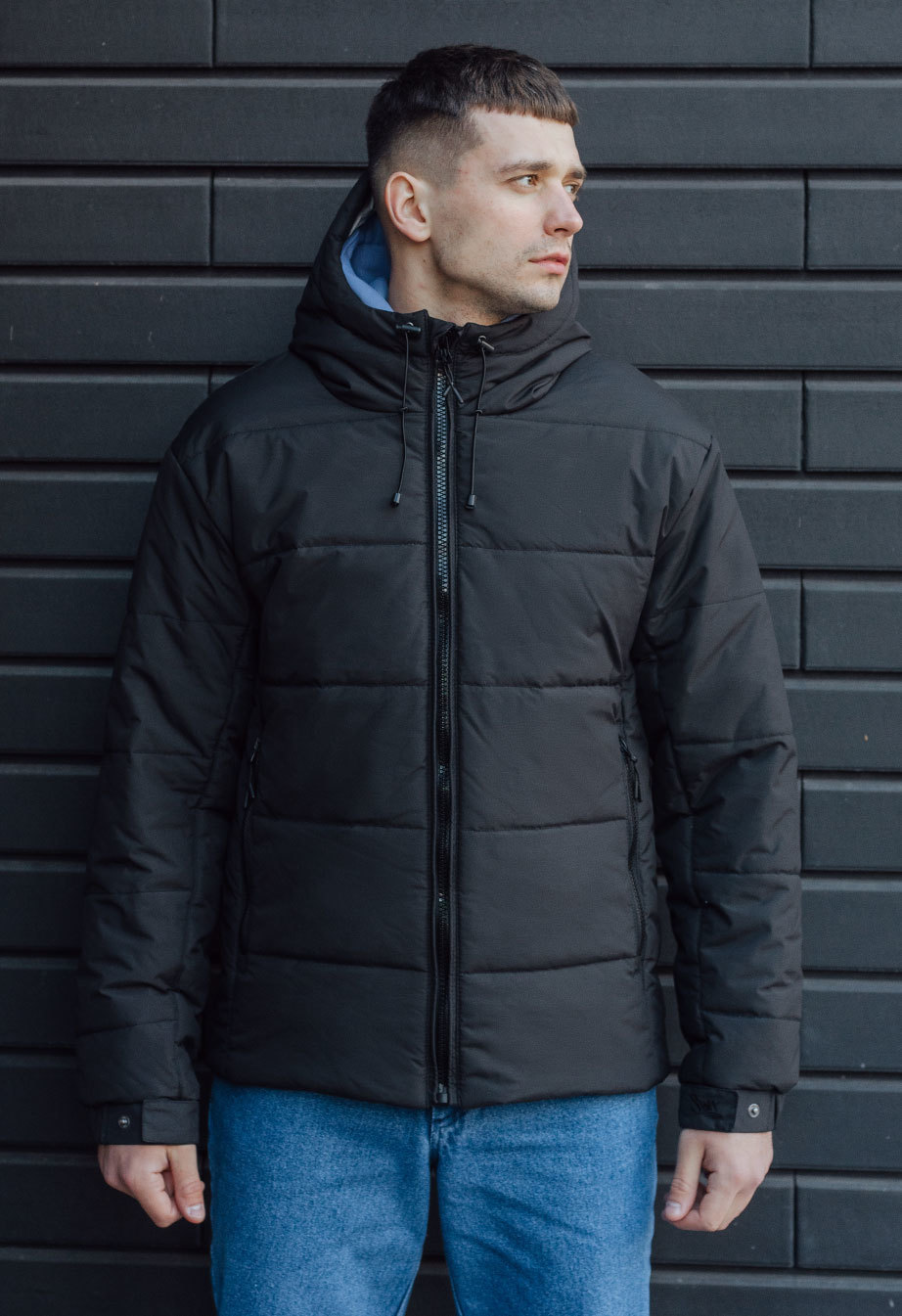 Geacă de iarnă Staff K black basic