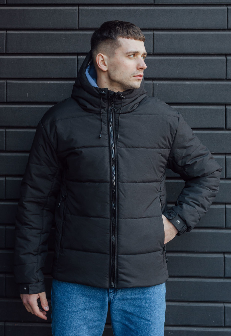 Geacă de iarnă Staff K black basic