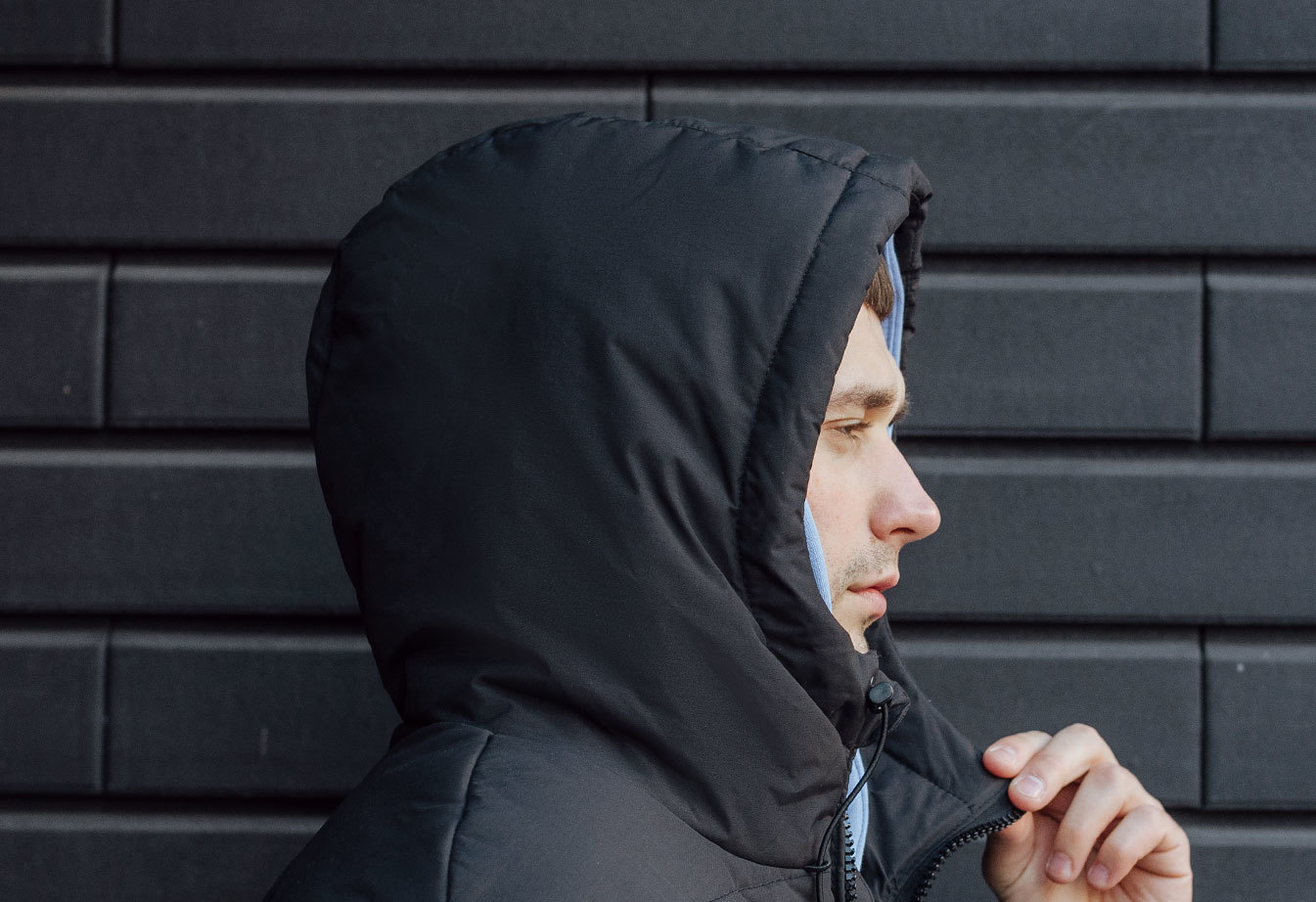 Geacă de iarnă Staff K black basic