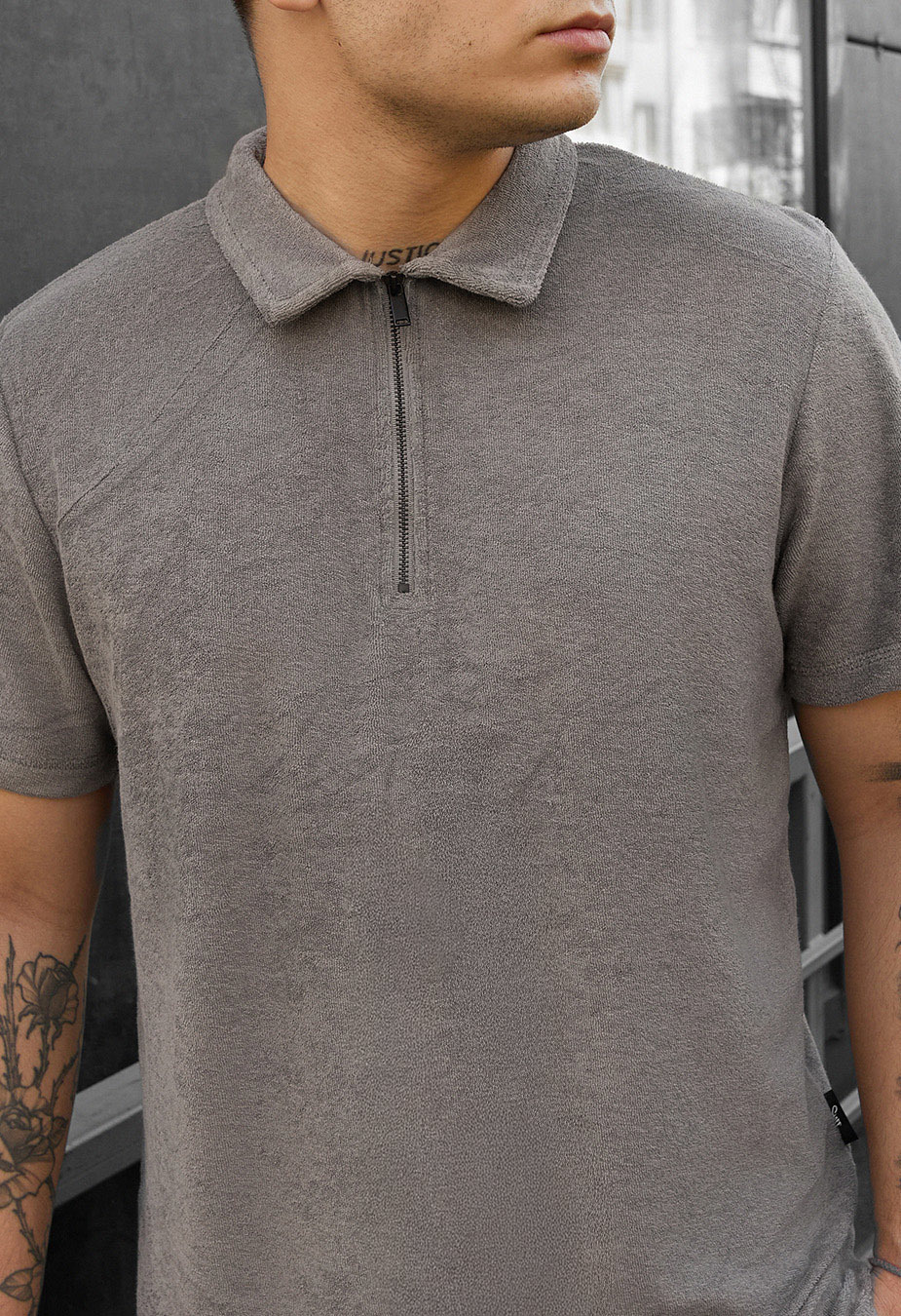 Set de vară tricou + pantaloni scurți Staff ch gray