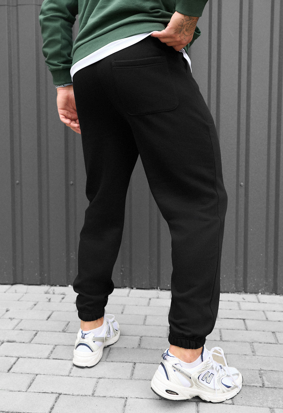 Pantaloni de trening Staff black fleece