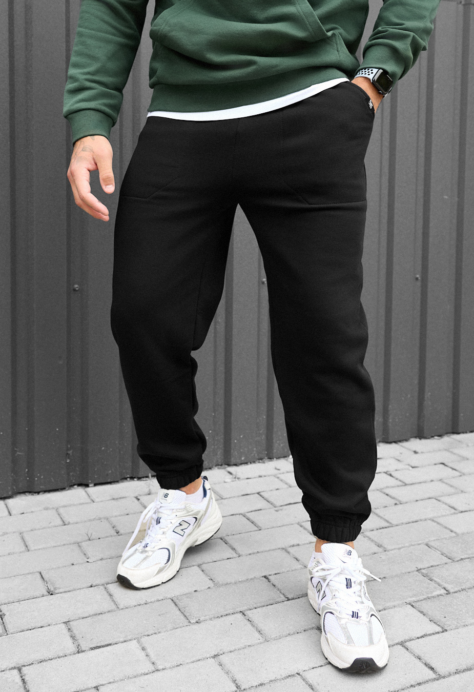 Pantaloni de trening Staff black fleece