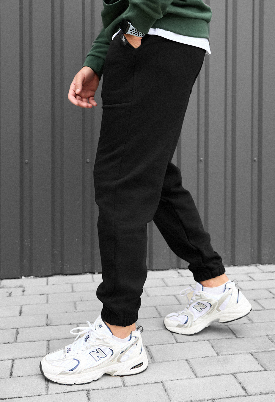 Pantaloni de trening Staff black fleece