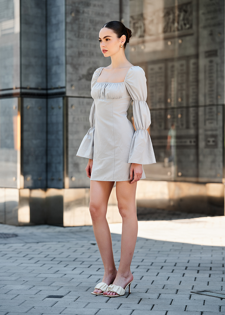 Rochie marry light gray