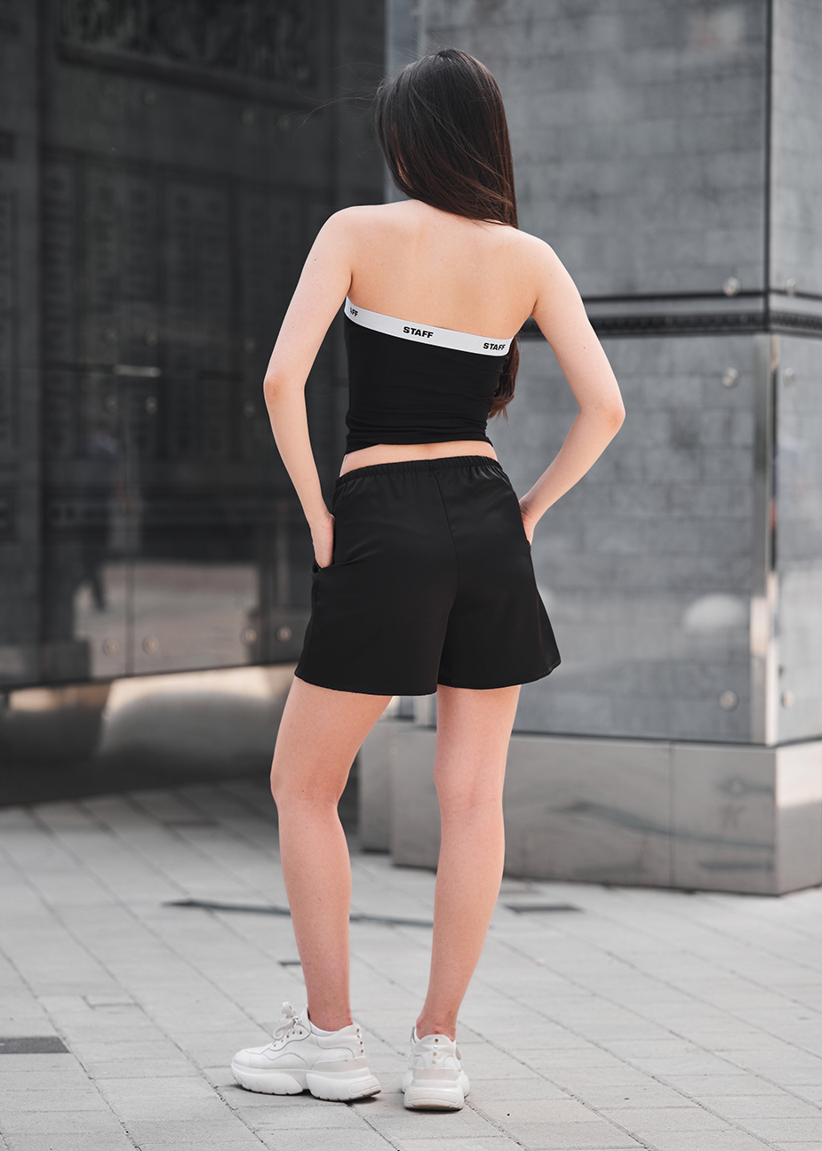 Pantaloni scurți de damă Staff due black