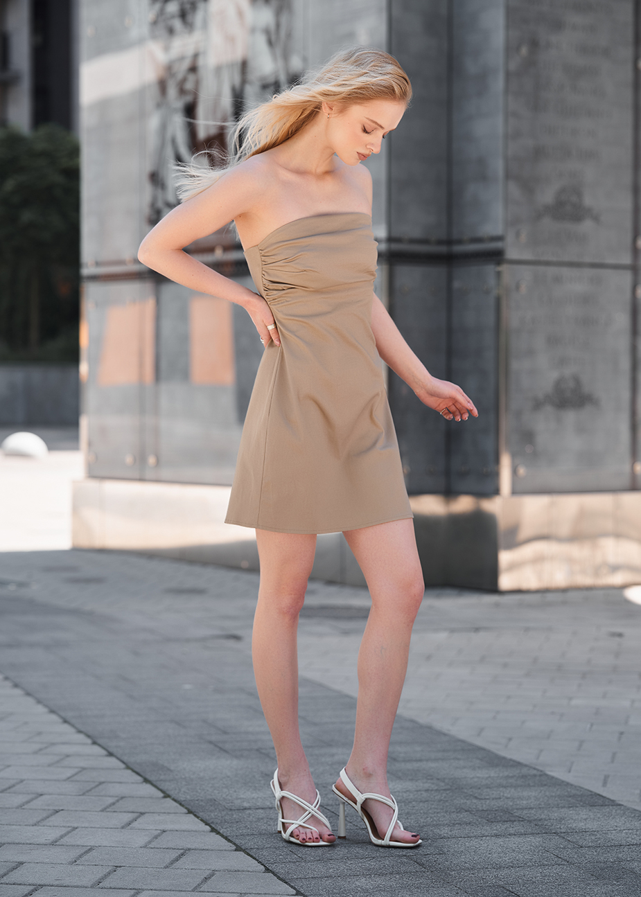 Rochie Staff po beige
