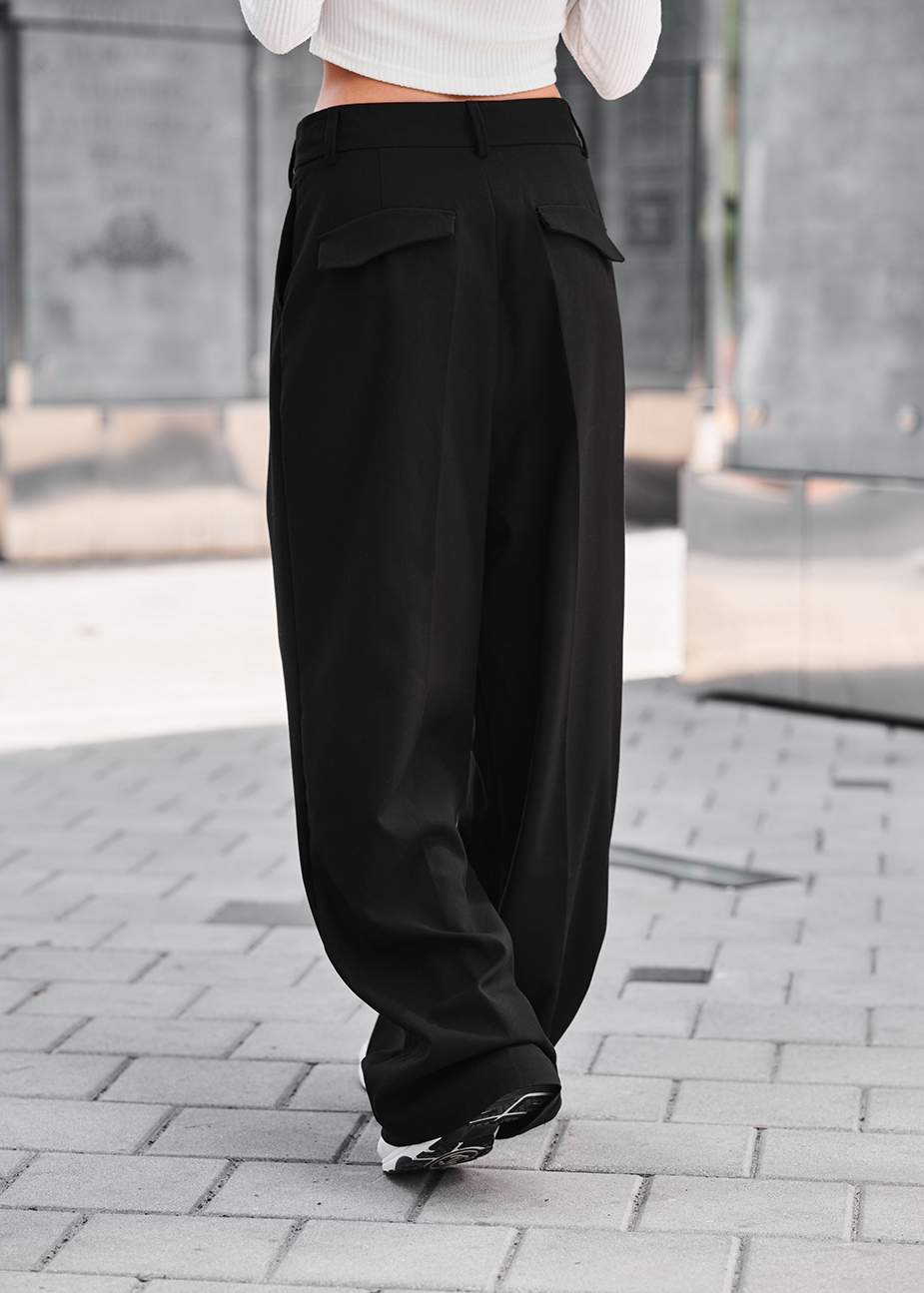 Pantaloni de damă Staff tai black