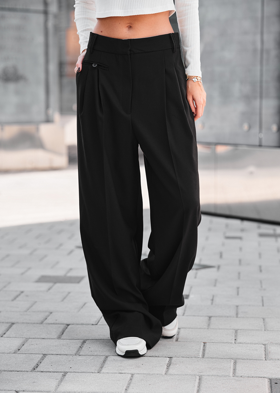 Pantaloni de damă Staff tai black