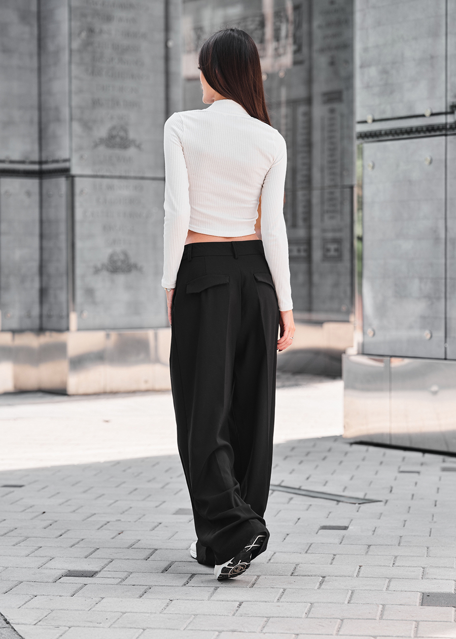 Pantaloni de damă Staff tai black