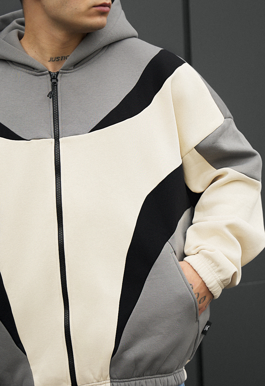 Hanorac Staff mix oversize fleece