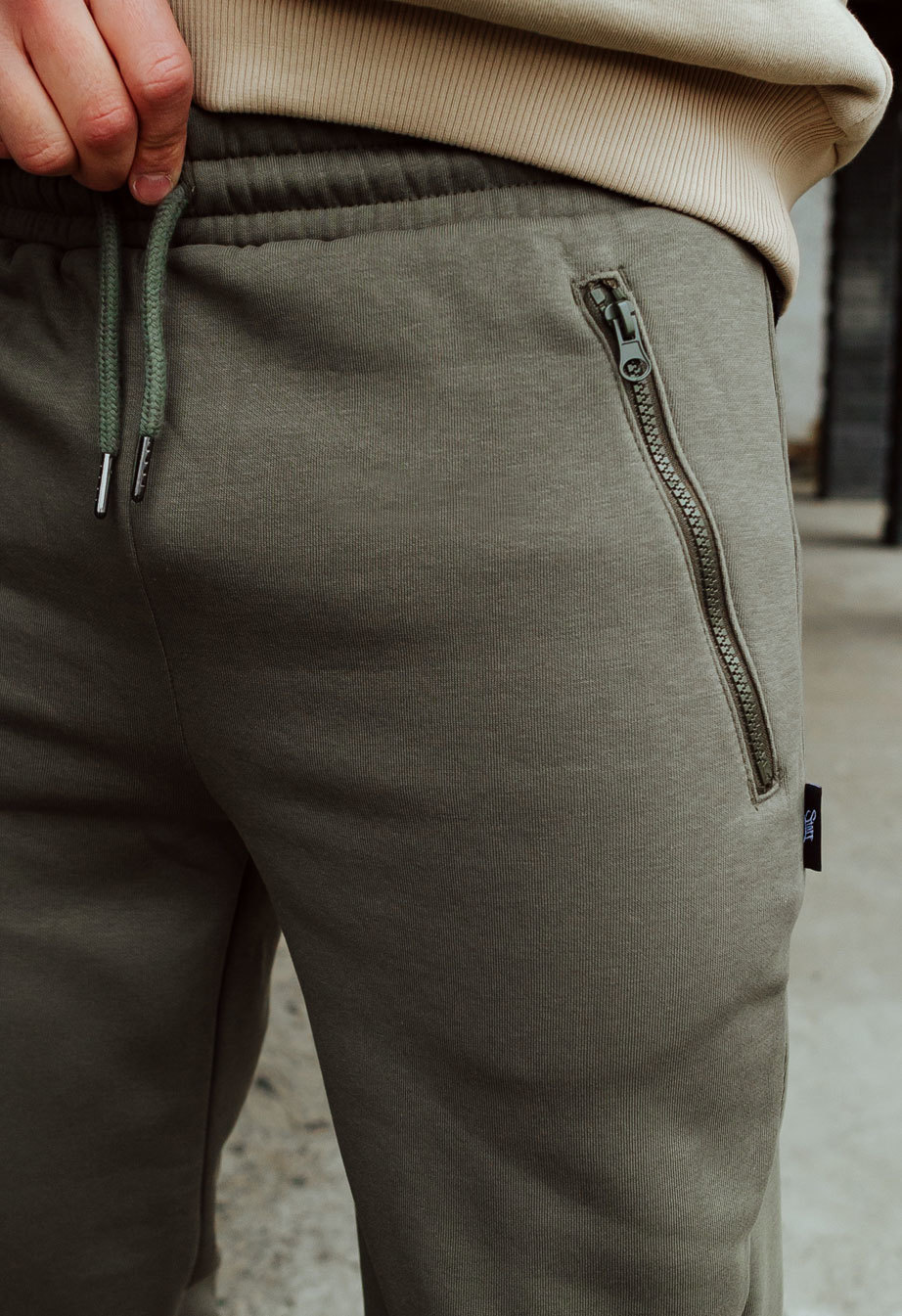 Pantaloni de trening Staff khaki fleece