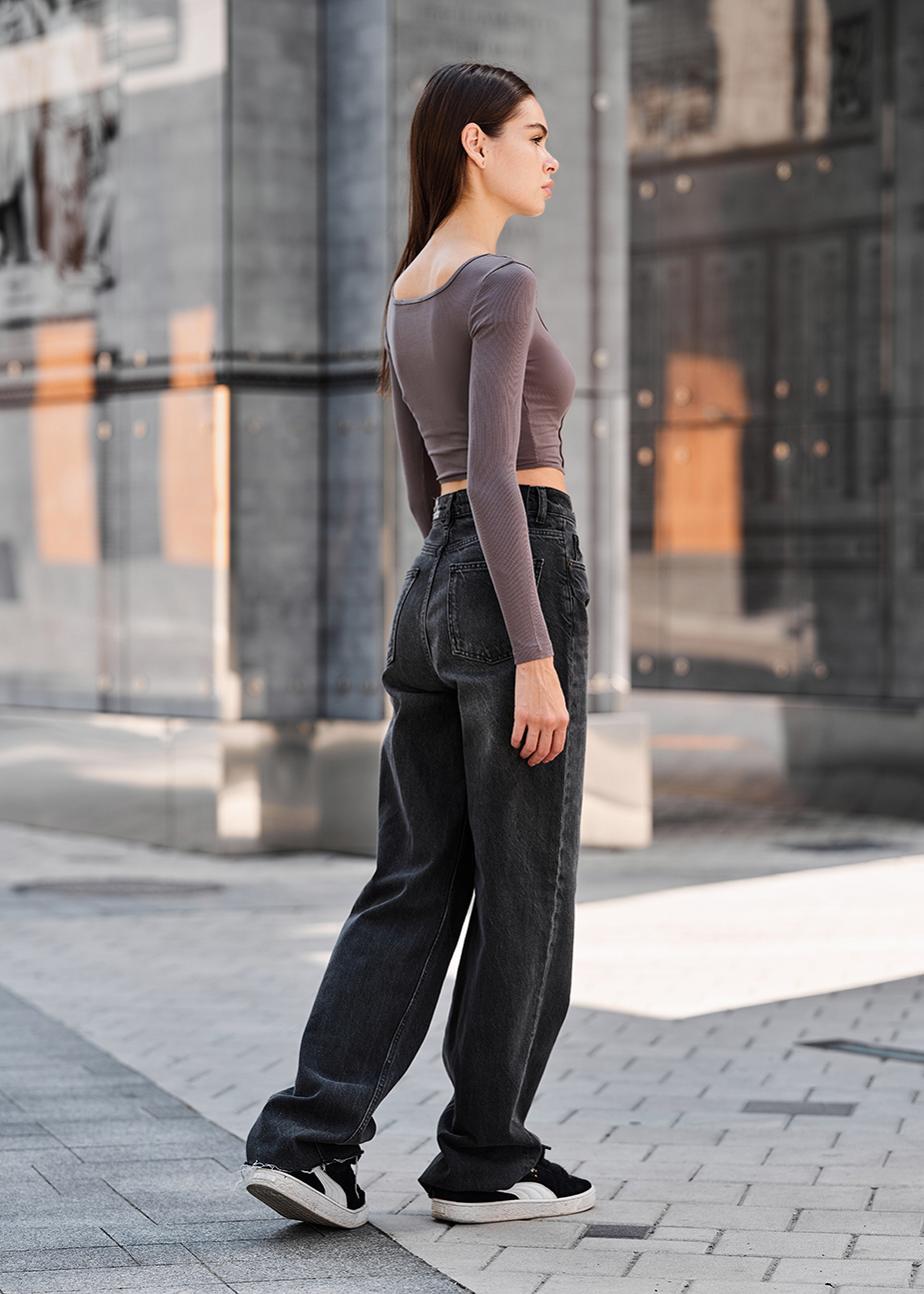 Top de damă Staff id gray