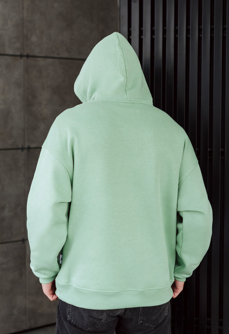 Hanorac Staff mint oversize fleece
