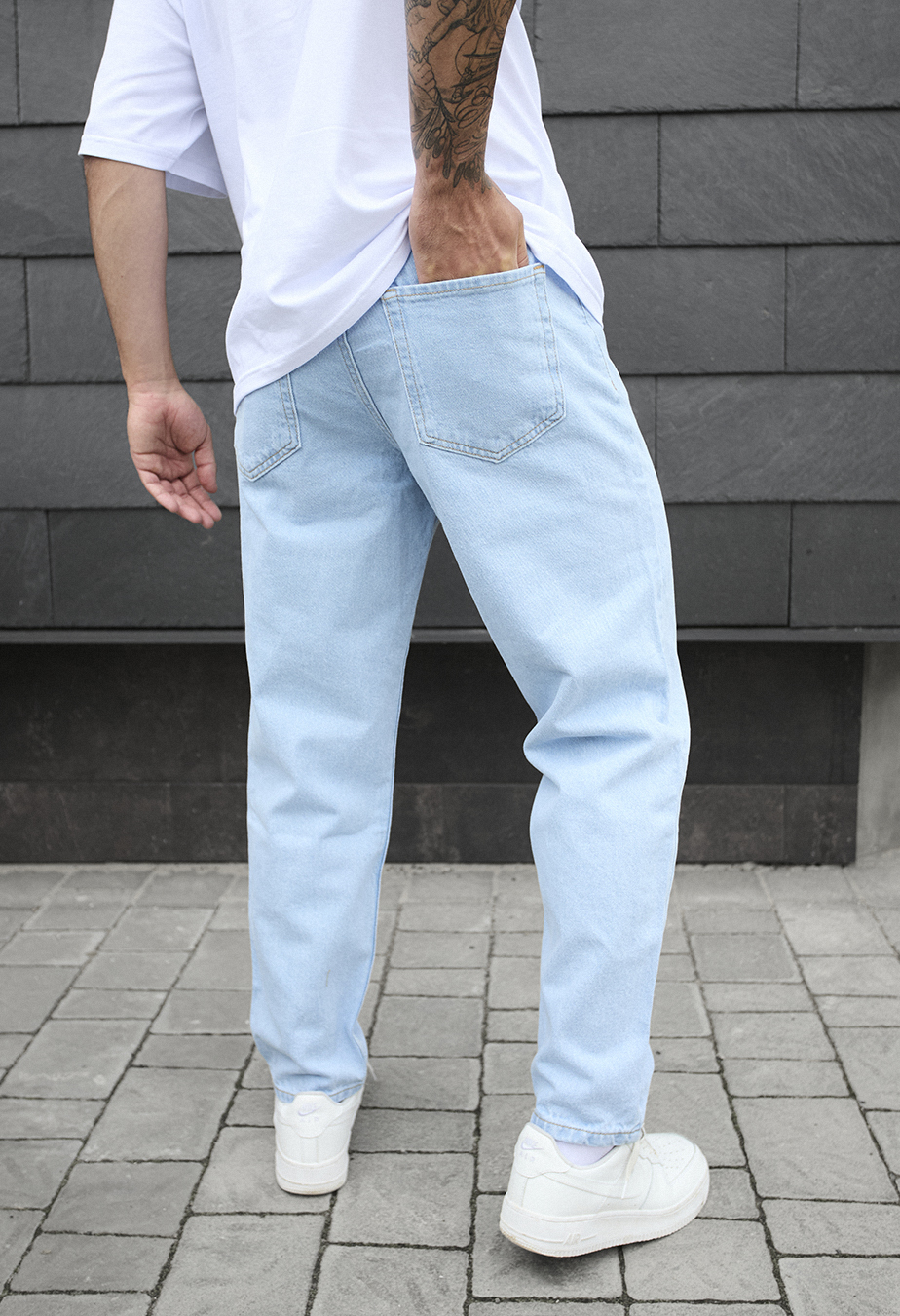 Blugi Staff light blue regular