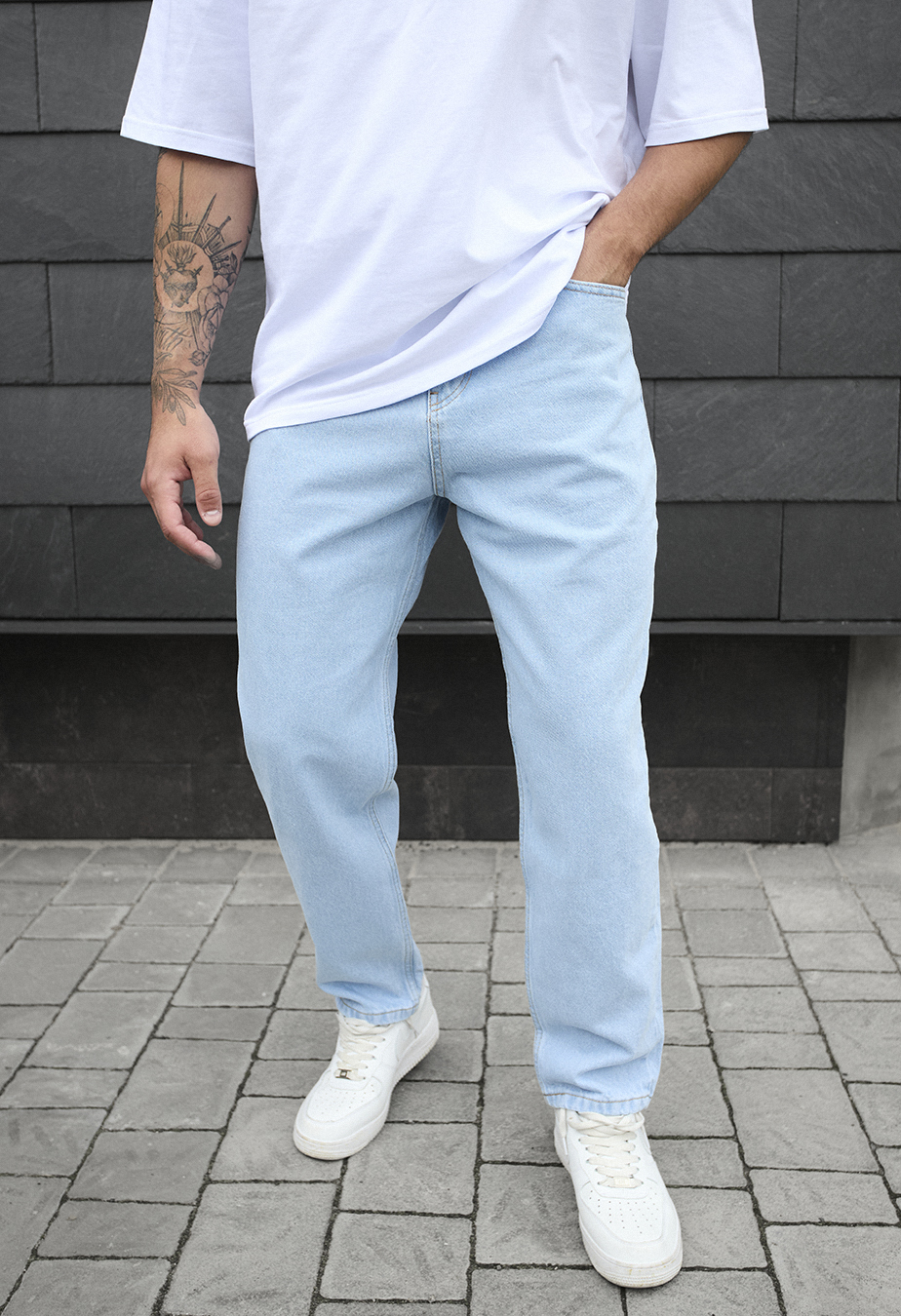 Blugi Staff light blue regular