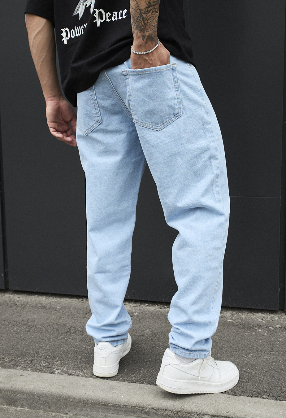 Blugi Staff light blue regular